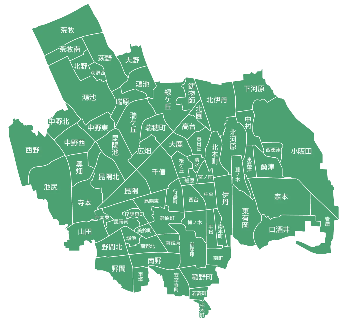 伊丹市地図
